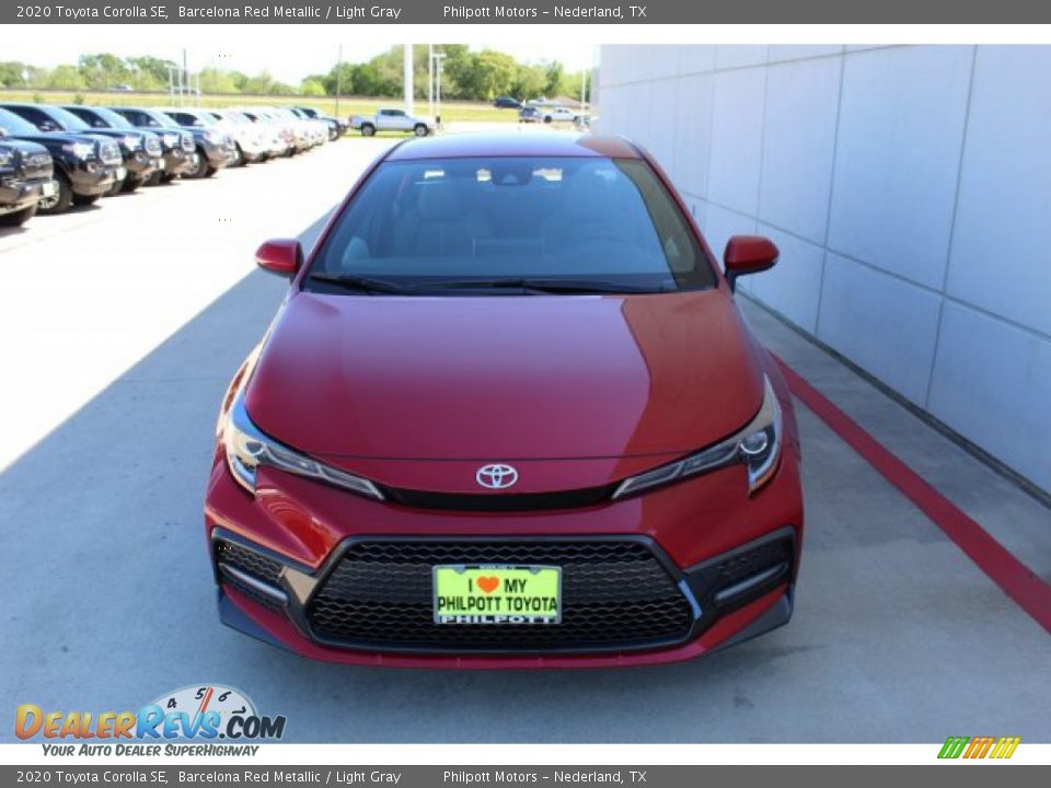 2020 Toyota Corolla SE Barcelona Red Metallic / Light Gray Photo #3