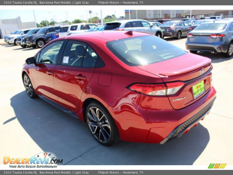 2020 Toyota Corolla SE Barcelona Red Metallic / Light Gray Photo #6