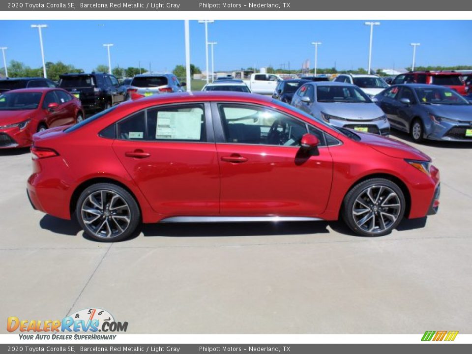 Barcelona Red Metallic 2020 Toyota Corolla SE Photo #10