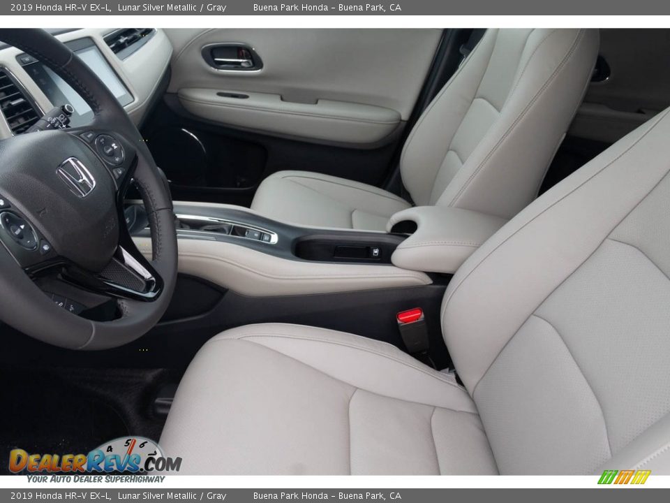 2019 Honda HR-V EX-L Lunar Silver Metallic / Gray Photo #18