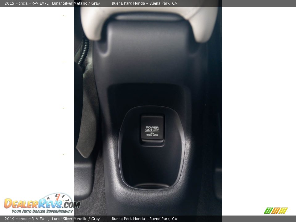 2019 Honda HR-V EX-L Lunar Silver Metallic / Gray Photo #30