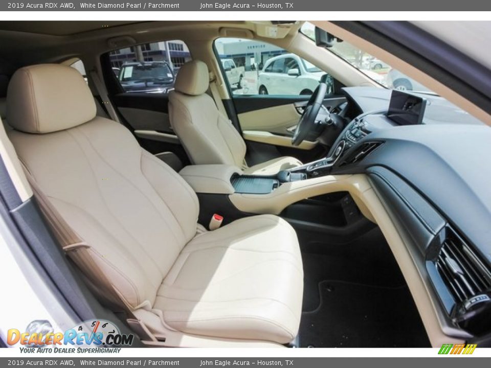 2019 Acura RDX AWD White Diamond Pearl / Parchment Photo #24