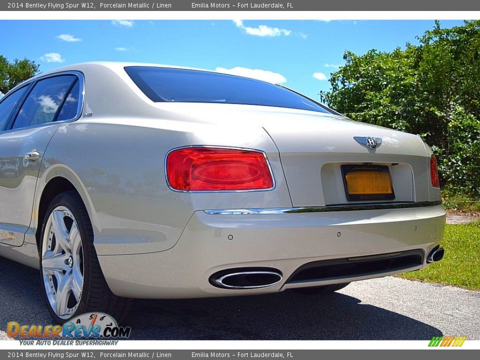 2014 Bentley Flying Spur W12 Porcelain Metallic / Linen Photo #4