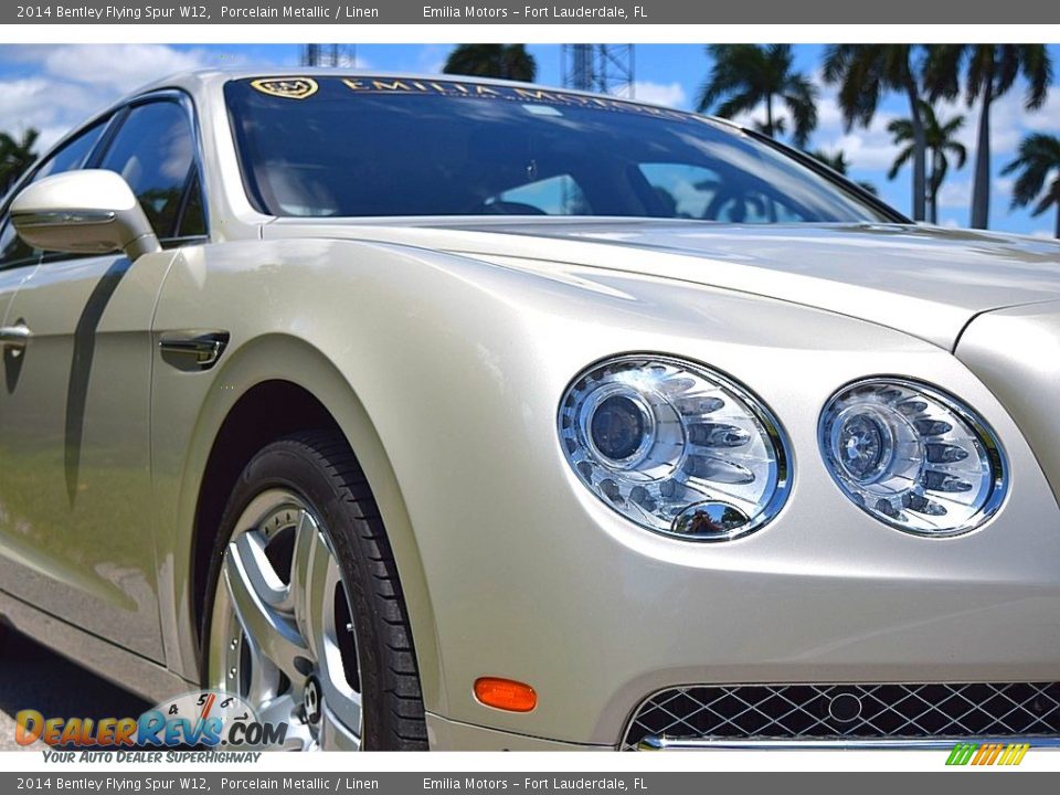 2014 Bentley Flying Spur W12 Porcelain Metallic / Linen Photo #15