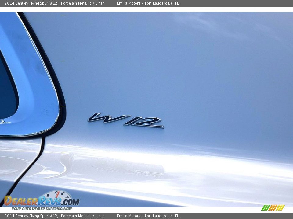 2014 Bentley Flying Spur W12 Porcelain Metallic / Linen Photo #21