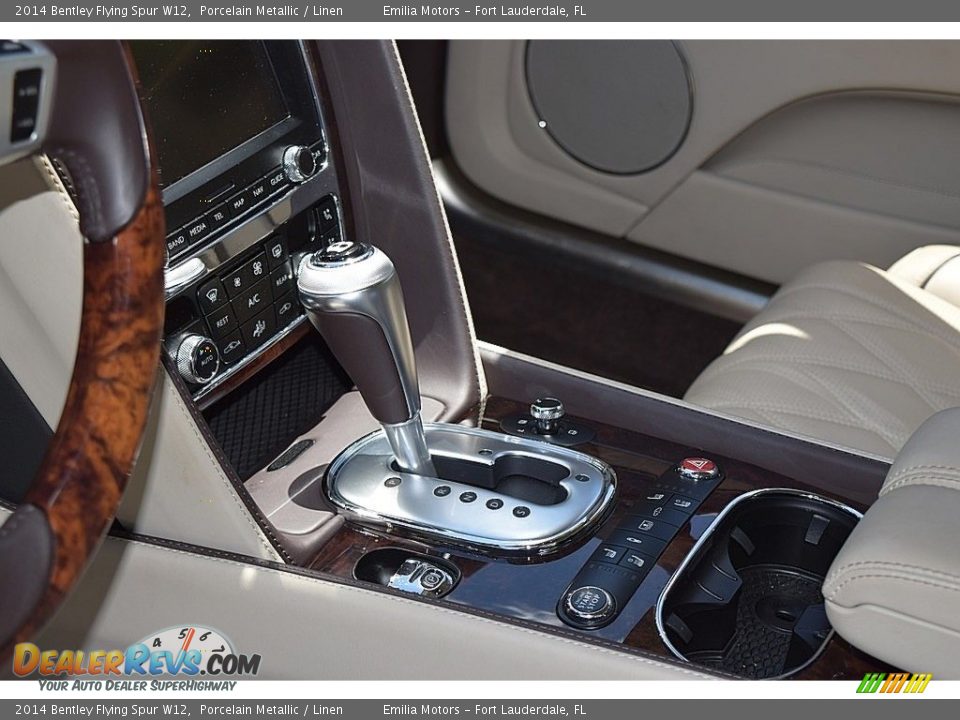 2014 Bentley Flying Spur W12 Porcelain Metallic / Linen Photo #33
