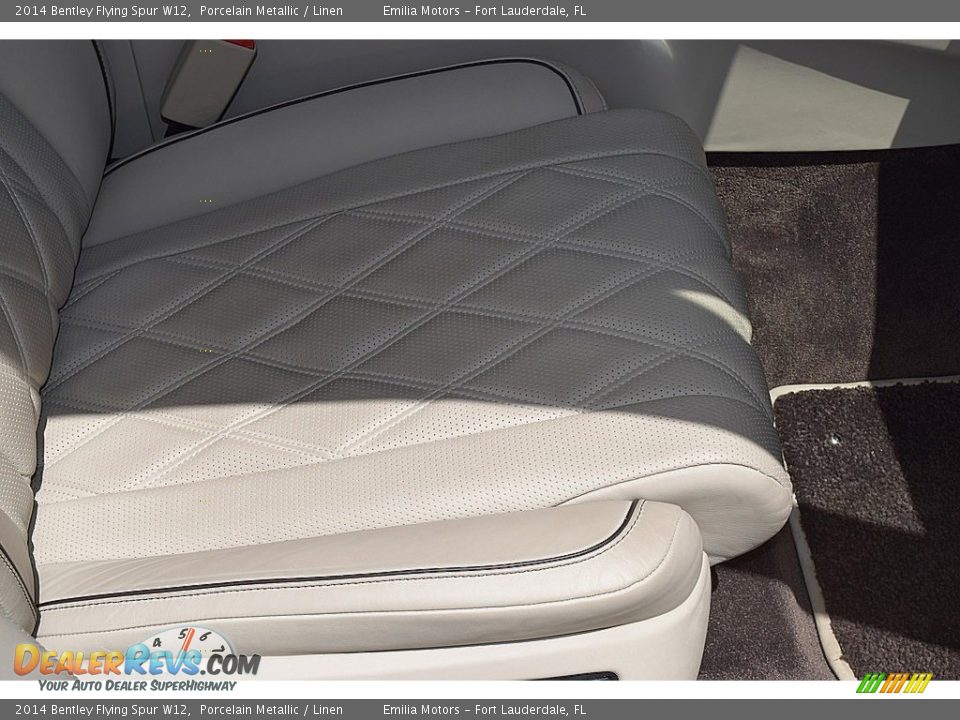 2014 Bentley Flying Spur W12 Porcelain Metallic / Linen Photo #41