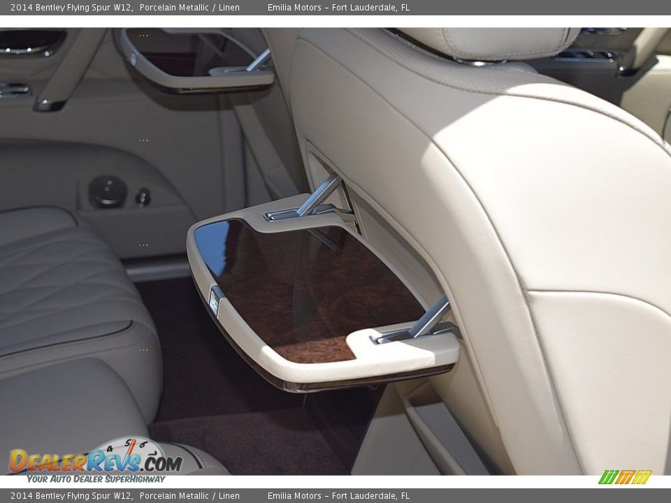 2014 Bentley Flying Spur W12 Porcelain Metallic / Linen Photo #48