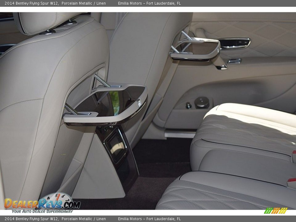 2014 Bentley Flying Spur W12 Porcelain Metallic / Linen Photo #50
