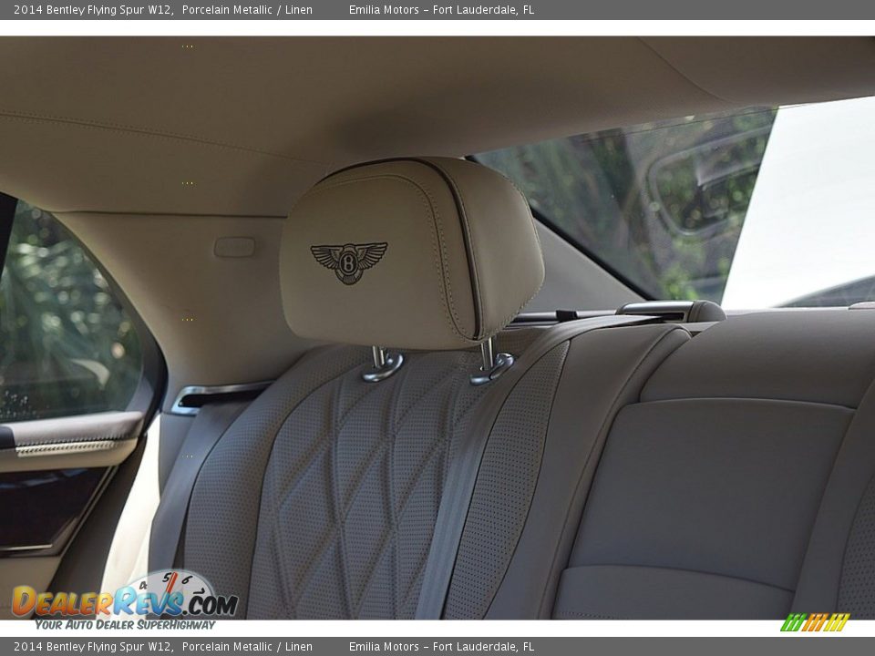 2014 Bentley Flying Spur W12 Porcelain Metallic / Linen Photo #53