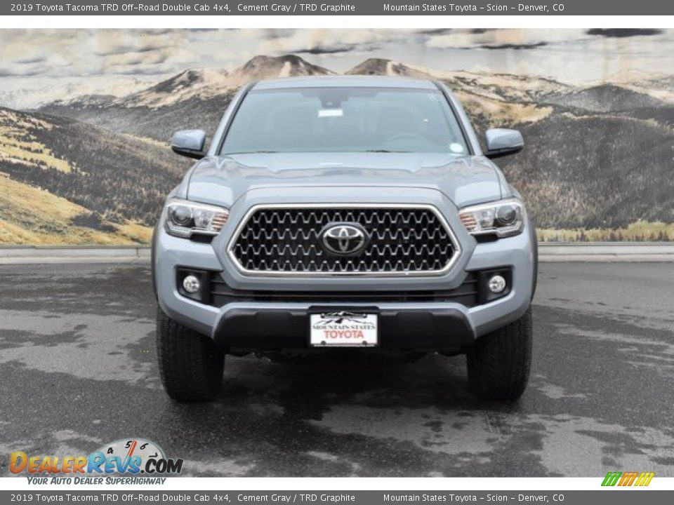 2019 Toyota Tacoma TRD Off-Road Double Cab 4x4 Cement Gray / TRD Graphite Photo #2