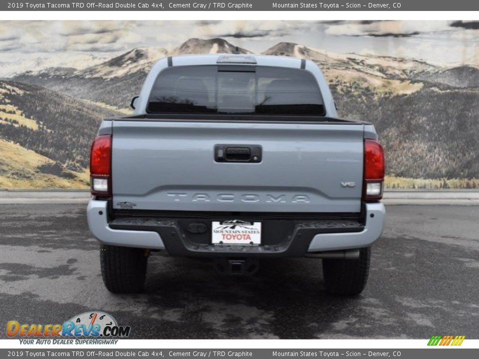 2019 Toyota Tacoma TRD Off-Road Double Cab 4x4 Cement Gray / TRD Graphite Photo #4