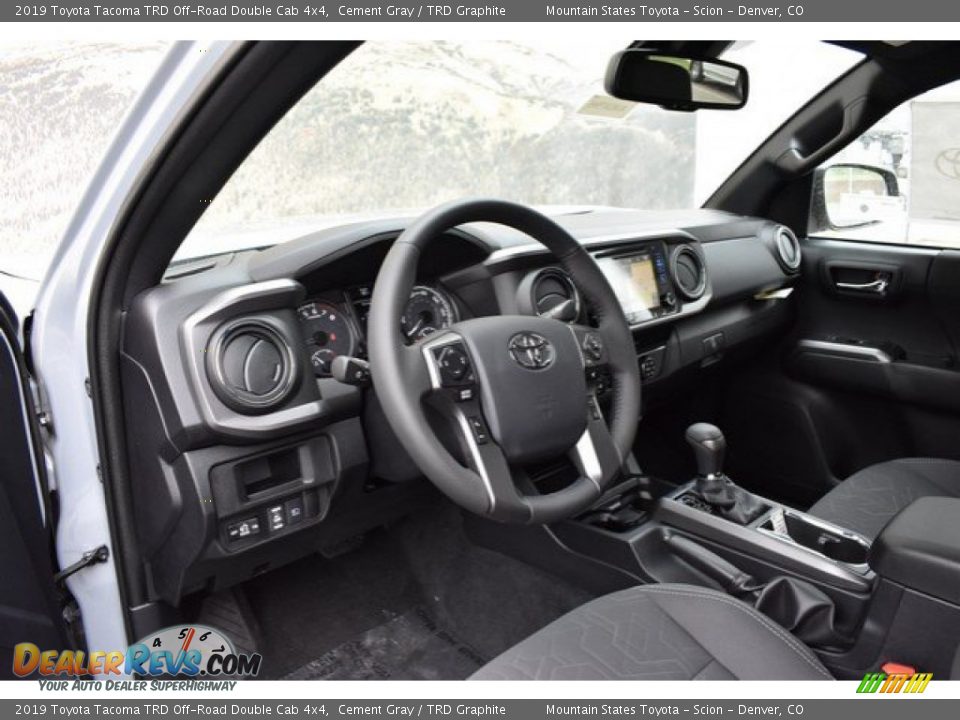 2019 Toyota Tacoma TRD Off-Road Double Cab 4x4 Cement Gray / TRD Graphite Photo #5
