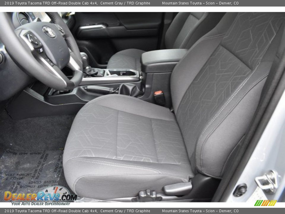2019 Toyota Tacoma TRD Off-Road Double Cab 4x4 Cement Gray / TRD Graphite Photo #6