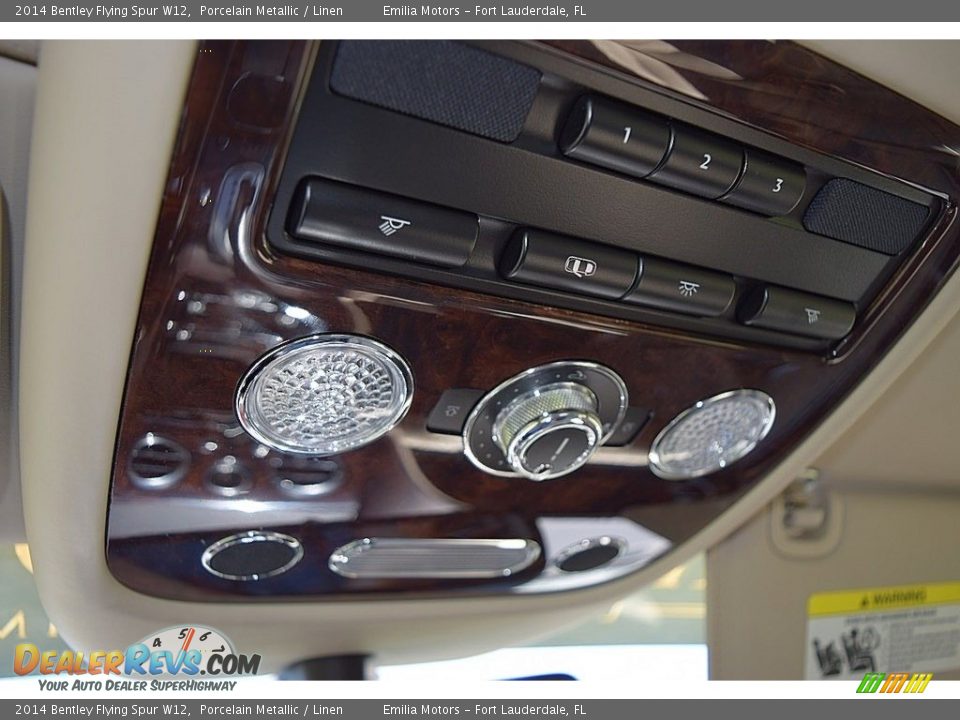 2014 Bentley Flying Spur W12 Porcelain Metallic / Linen Photo #67