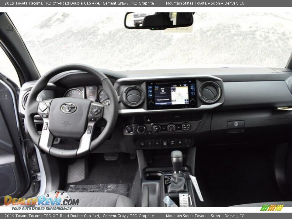2019 Toyota Tacoma TRD Off-Road Double Cab 4x4 Cement Gray / TRD Graphite Photo #7