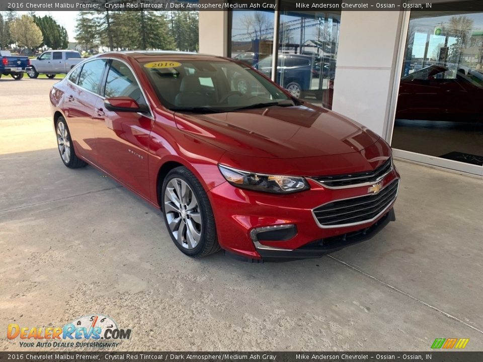 2016 Chevrolet Malibu Premier Crystal Red Tintcoat / Dark Atmosphere/Medium Ash Gray Photo #1