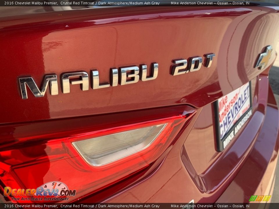 2016 Chevrolet Malibu Premier Crystal Red Tintcoat / Dark Atmosphere/Medium Ash Gray Photo #5