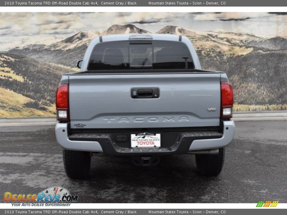 2019 Toyota Tacoma TRD Off-Road Double Cab 4x4 Cement Gray / Black Photo #4