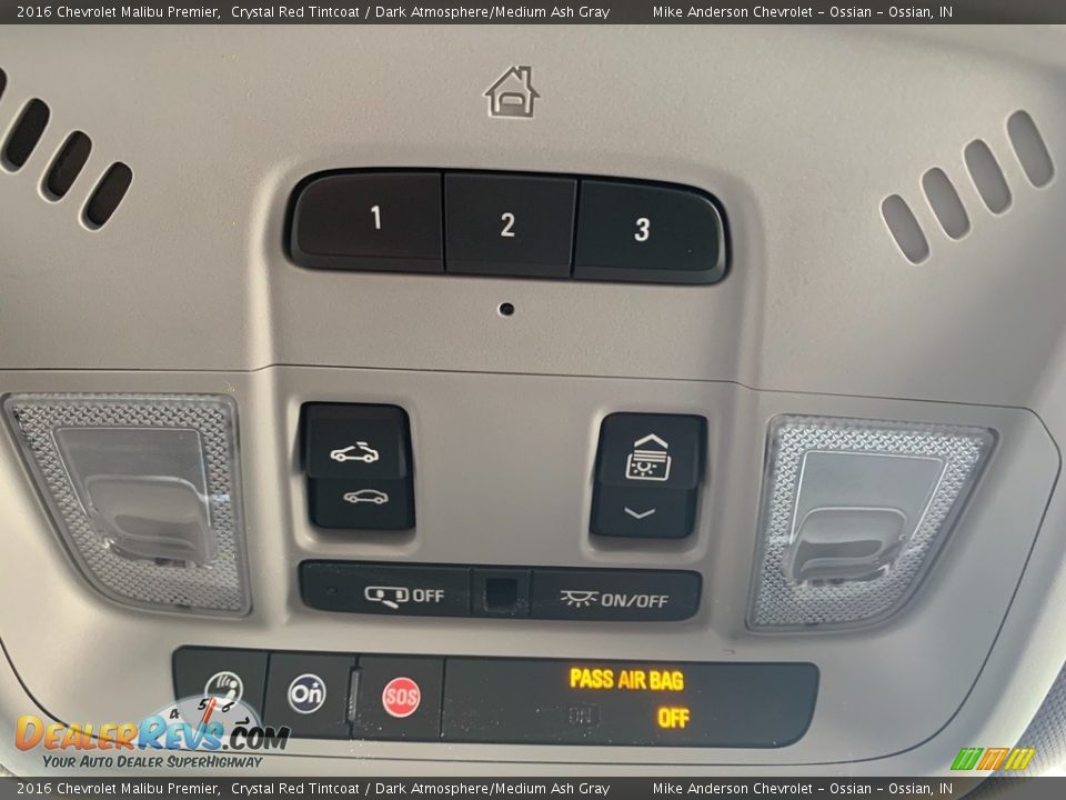2016 Chevrolet Malibu Premier Crystal Red Tintcoat / Dark Atmosphere/Medium Ash Gray Photo #11
