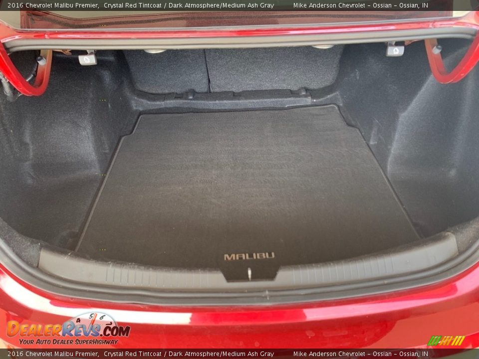 2016 Chevrolet Malibu Premier Crystal Red Tintcoat / Dark Atmosphere/Medium Ash Gray Photo #12