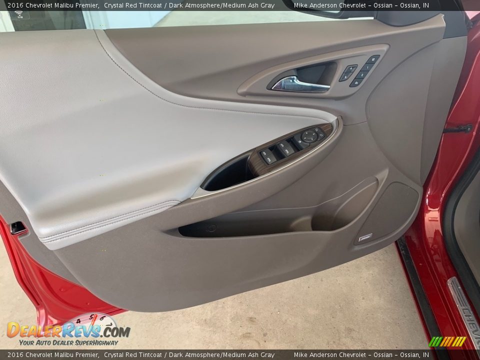2016 Chevrolet Malibu Premier Crystal Red Tintcoat / Dark Atmosphere/Medium Ash Gray Photo #14