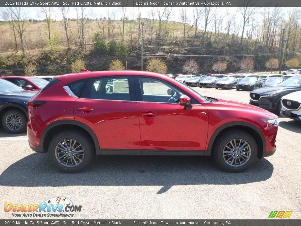 2019 Mazda CX-5 Sport AWD Soul Red Crystal Metallic / Black Photo #1