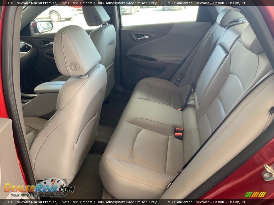 2016 Chevrolet Malibu Premier Crystal Red Tintcoat / Dark Atmosphere/Medium Ash Gray Photo #18