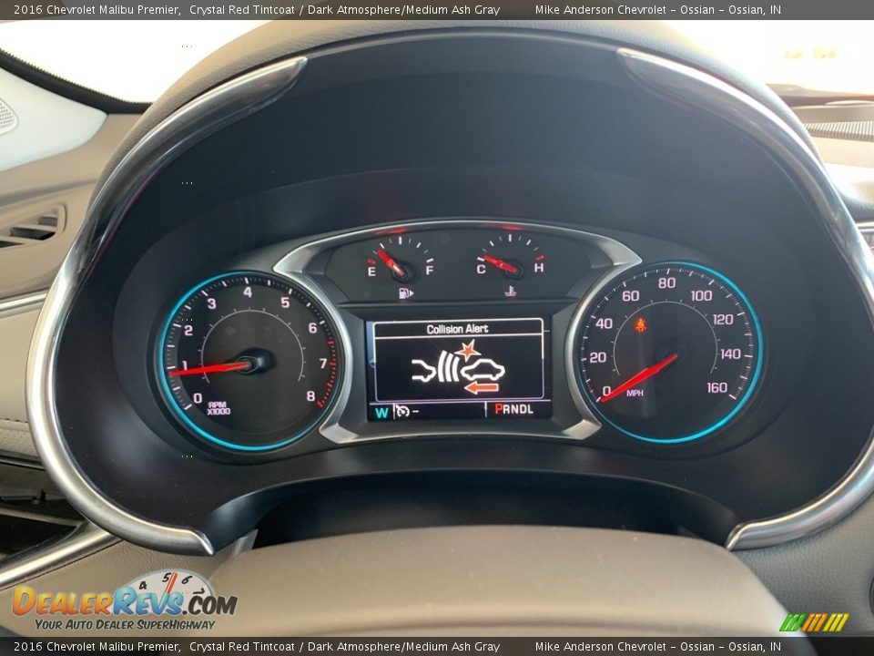 2016 Chevrolet Malibu Premier Crystal Red Tintcoat / Dark Atmosphere/Medium Ash Gray Photo #22