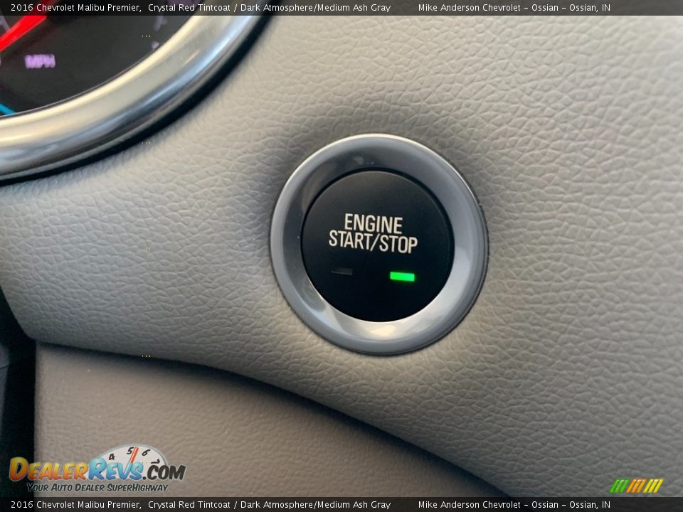 2016 Chevrolet Malibu Premier Crystal Red Tintcoat / Dark Atmosphere/Medium Ash Gray Photo #25