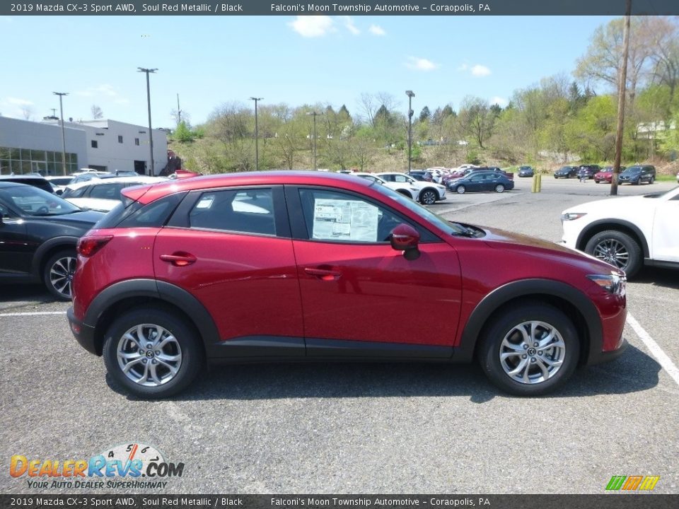 2019 Mazda CX-3 Sport AWD Soul Red Metallic / Black Photo #1