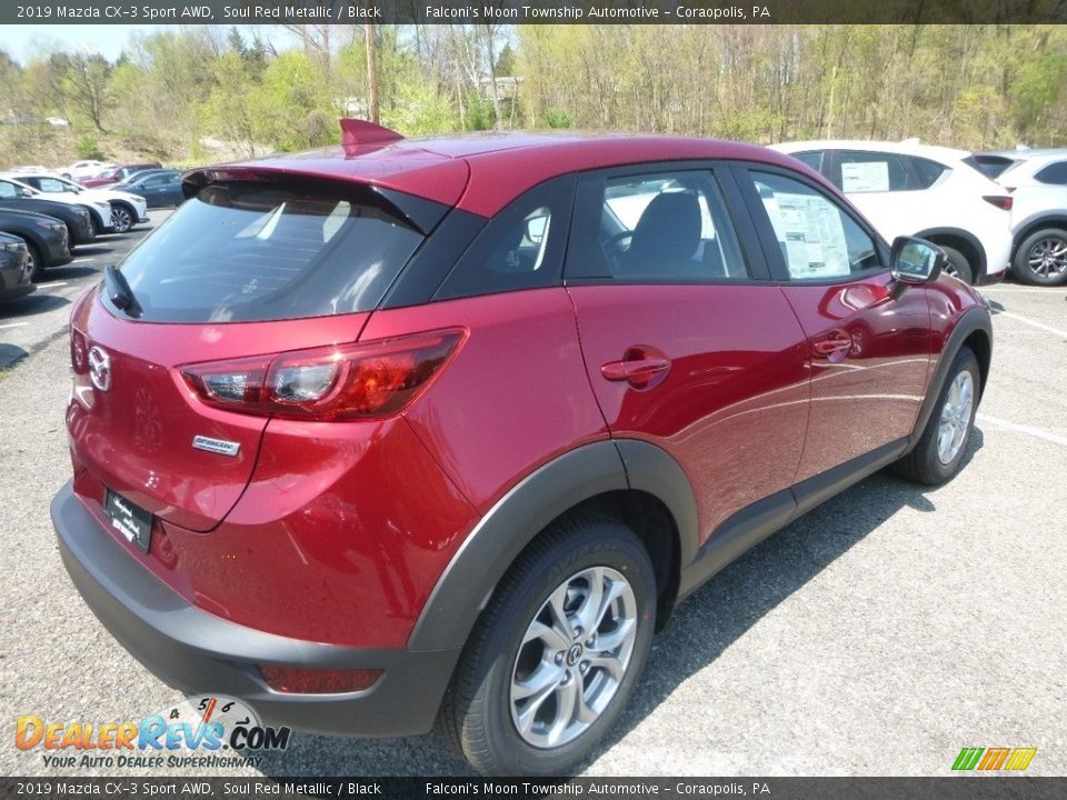 2019 Mazda CX-3 Sport AWD Soul Red Metallic / Black Photo #2