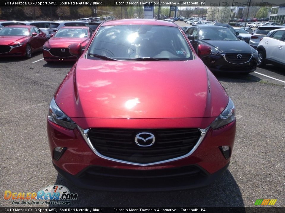 2019 Mazda CX-3 Sport AWD Soul Red Metallic / Black Photo #4
