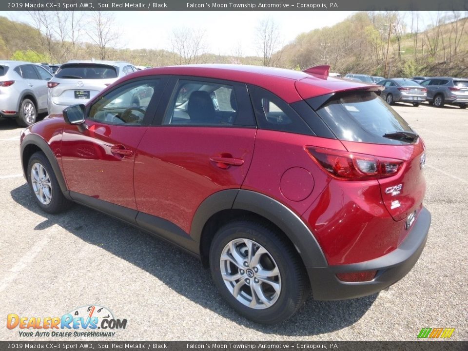 2019 Mazda CX-3 Sport AWD Soul Red Metallic / Black Photo #6