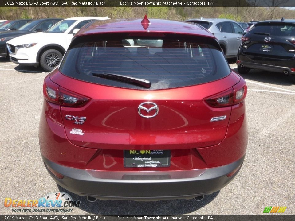 2019 Mazda CX-3 Sport AWD Soul Red Metallic / Black Photo #7