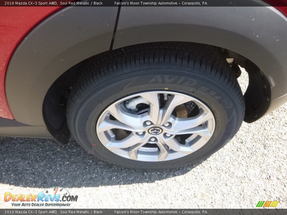 2019 Mazda CX-3 Sport AWD Soul Red Metallic / Black Photo #8
