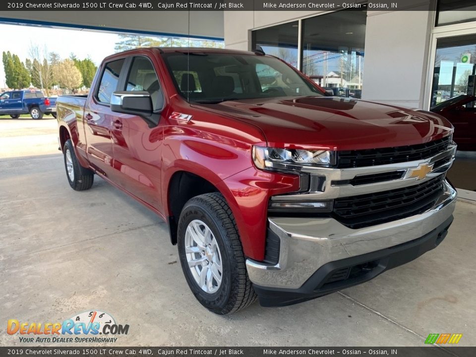 2019 Chevrolet Silverado 1500 LT Crew Cab 4WD Cajun Red Tintcoat / Jet Black Photo #1