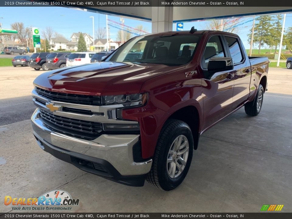 2019 Chevrolet Silverado 1500 LT Crew Cab 4WD Cajun Red Tintcoat / Jet Black Photo #3