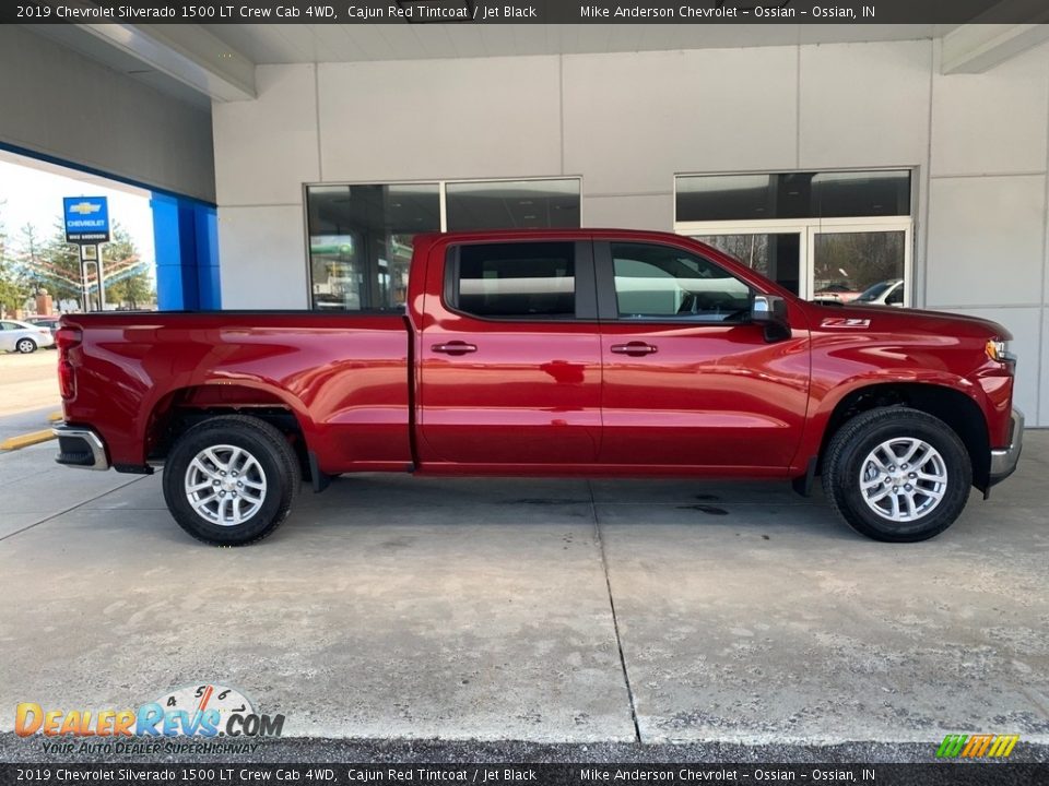 Cajun Red Tintcoat 2019 Chevrolet Silverado 1500 LT Crew Cab 4WD Photo #4