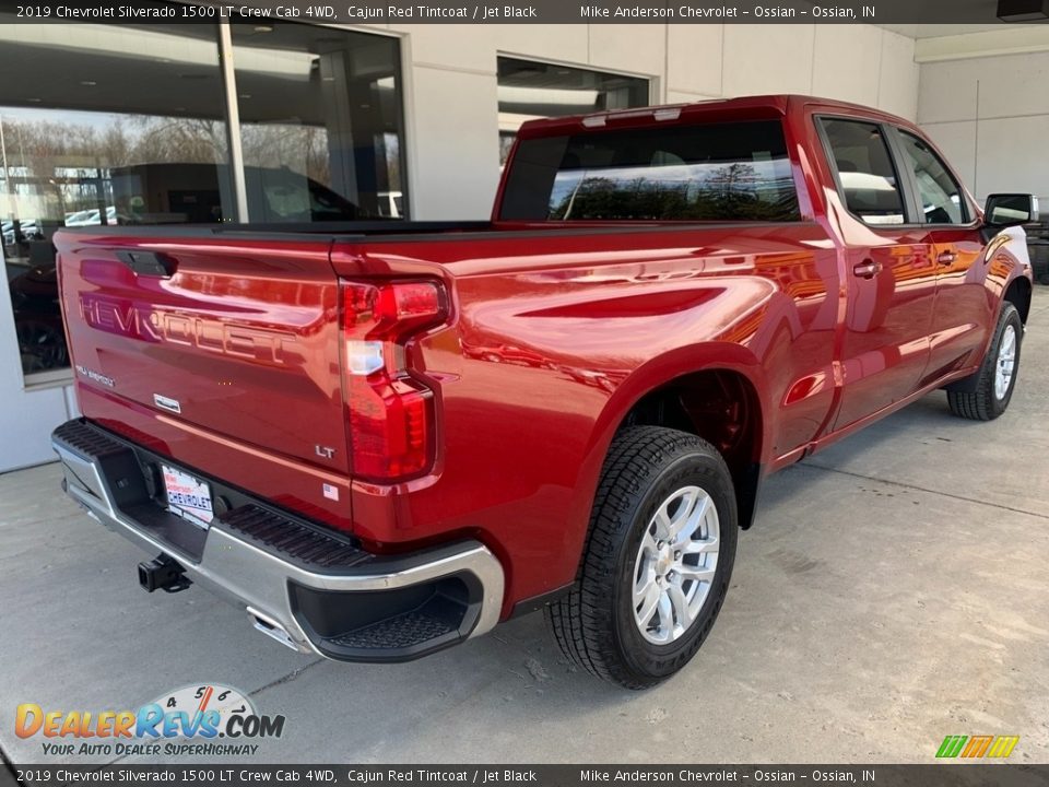 2019 Chevrolet Silverado 1500 LT Crew Cab 4WD Cajun Red Tintcoat / Jet Black Photo #5