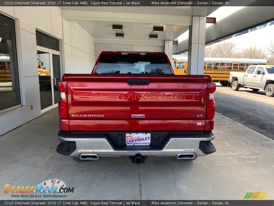 2019 Chevrolet Silverado 1500 LT Crew Cab 4WD Cajun Red Tintcoat / Jet Black Photo #6