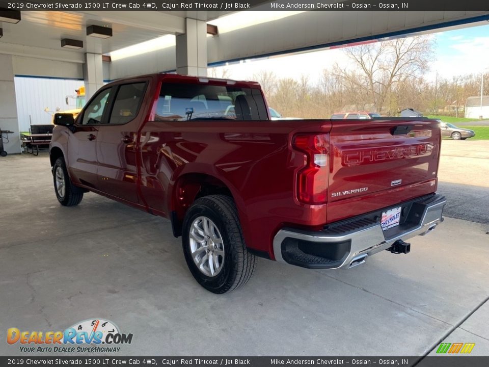 2019 Chevrolet Silverado 1500 LT Crew Cab 4WD Cajun Red Tintcoat / Jet Black Photo #7