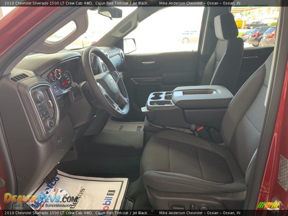 2019 Chevrolet Silverado 1500 LT Crew Cab 4WD Cajun Red Tintcoat / Jet Black Photo #10