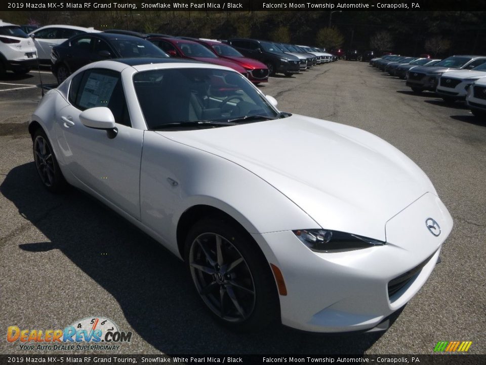 2019 Mazda MX-5 Miata RF Grand Touring Snowflake White Pearl Mica / Black Photo #3