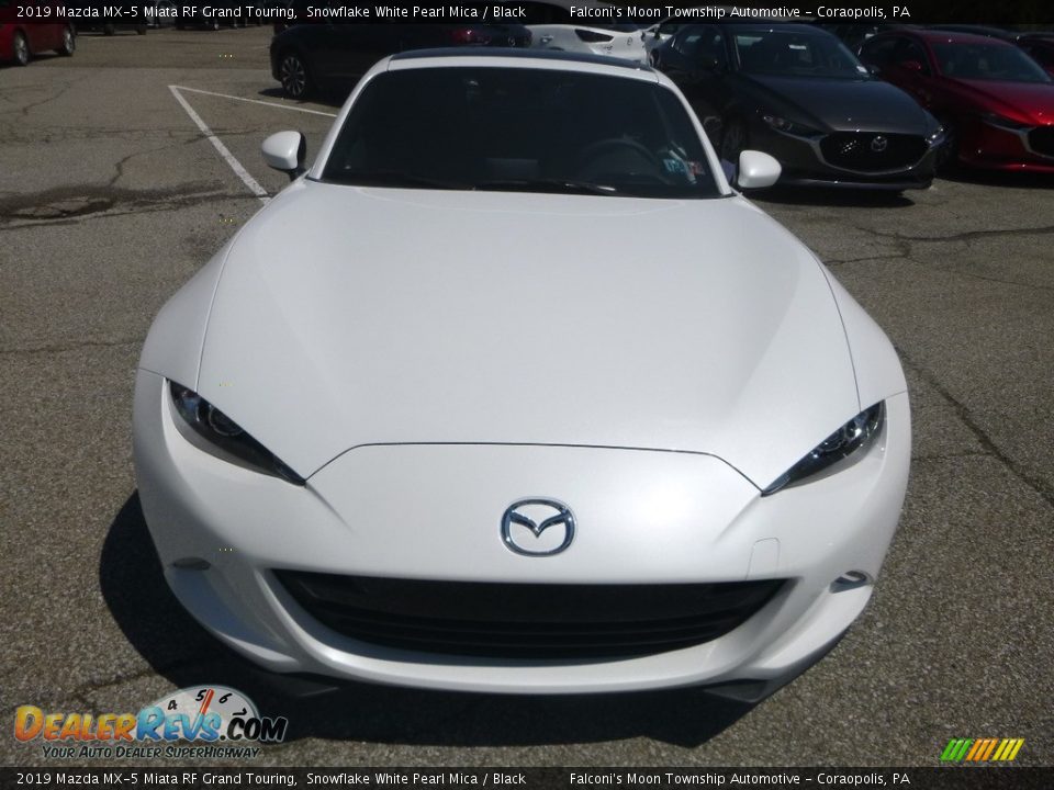 2019 Mazda MX-5 Miata RF Grand Touring Snowflake White Pearl Mica / Black Photo #4