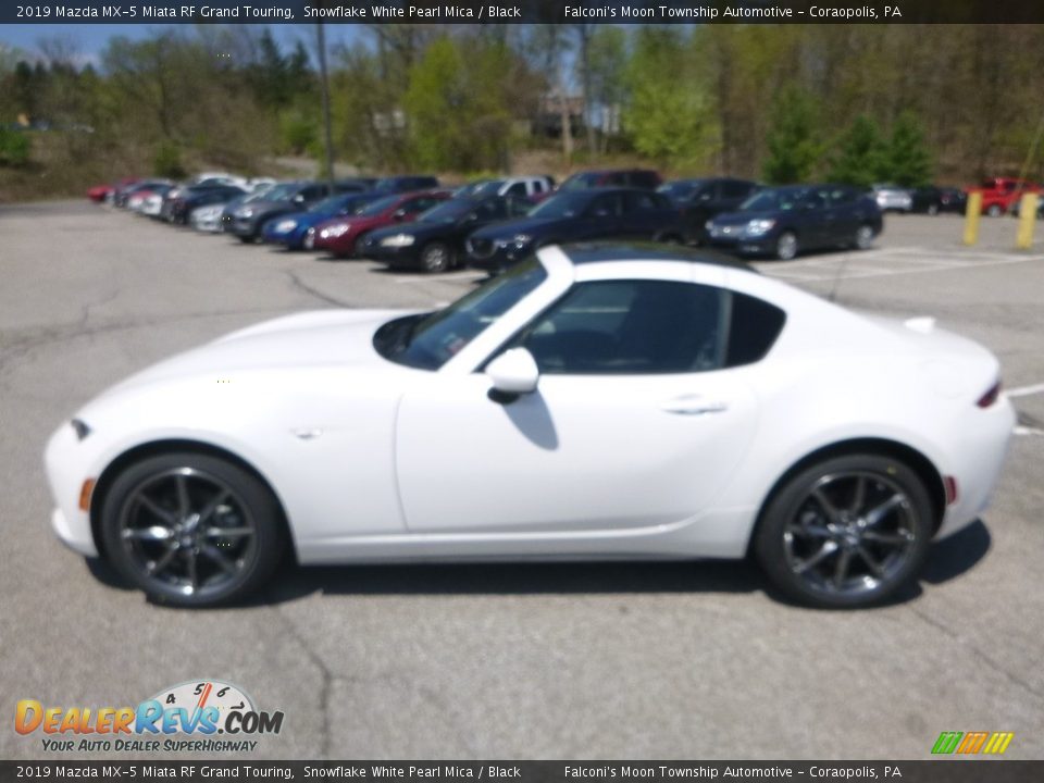 2019 Mazda MX-5 Miata RF Grand Touring Snowflake White Pearl Mica / Black Photo #6