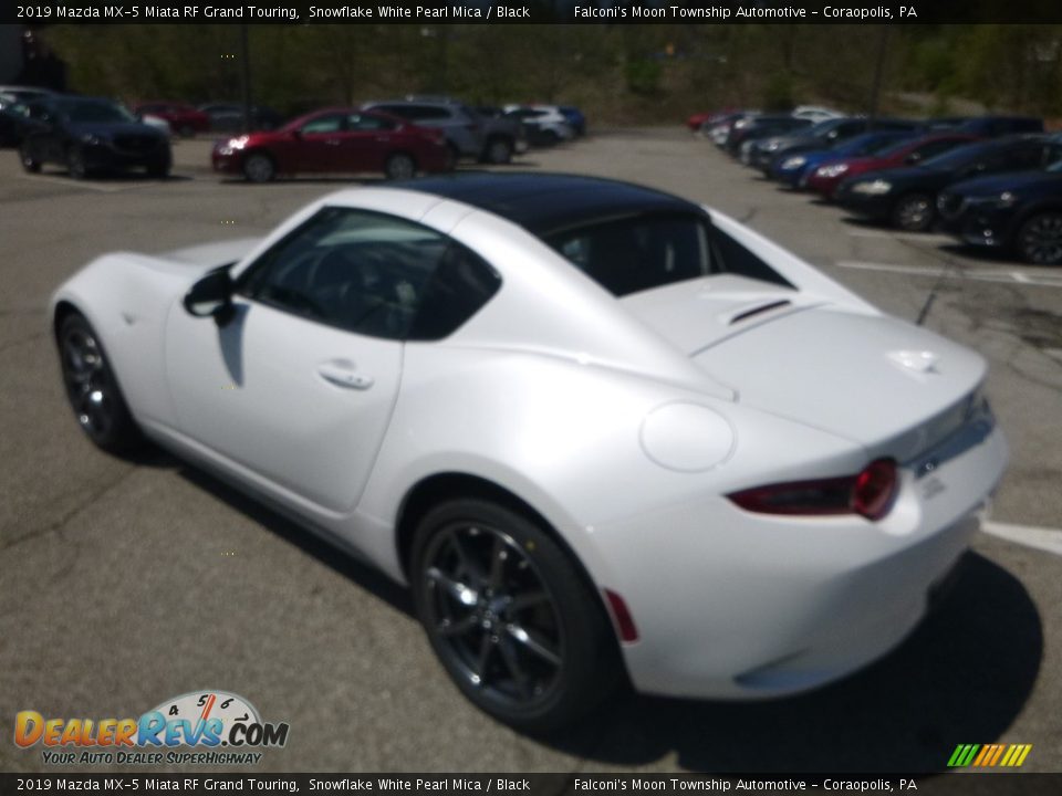 2019 Mazda MX-5 Miata RF Grand Touring Snowflake White Pearl Mica / Black Photo #7