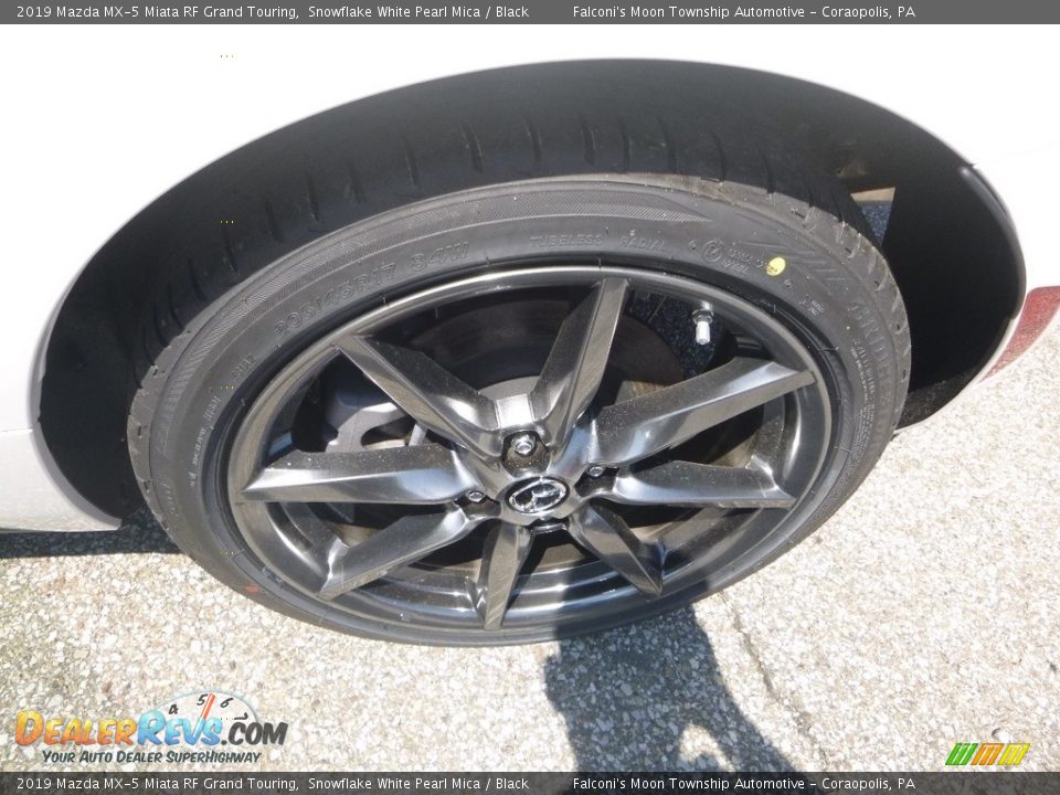 2019 Mazda MX-5 Miata RF Grand Touring Snowflake White Pearl Mica / Black Photo #8
