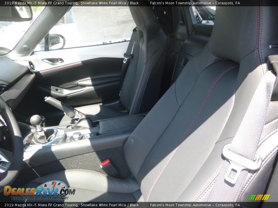 2019 Mazda MX-5 Miata RF Grand Touring Snowflake White Pearl Mica / Black Photo #9