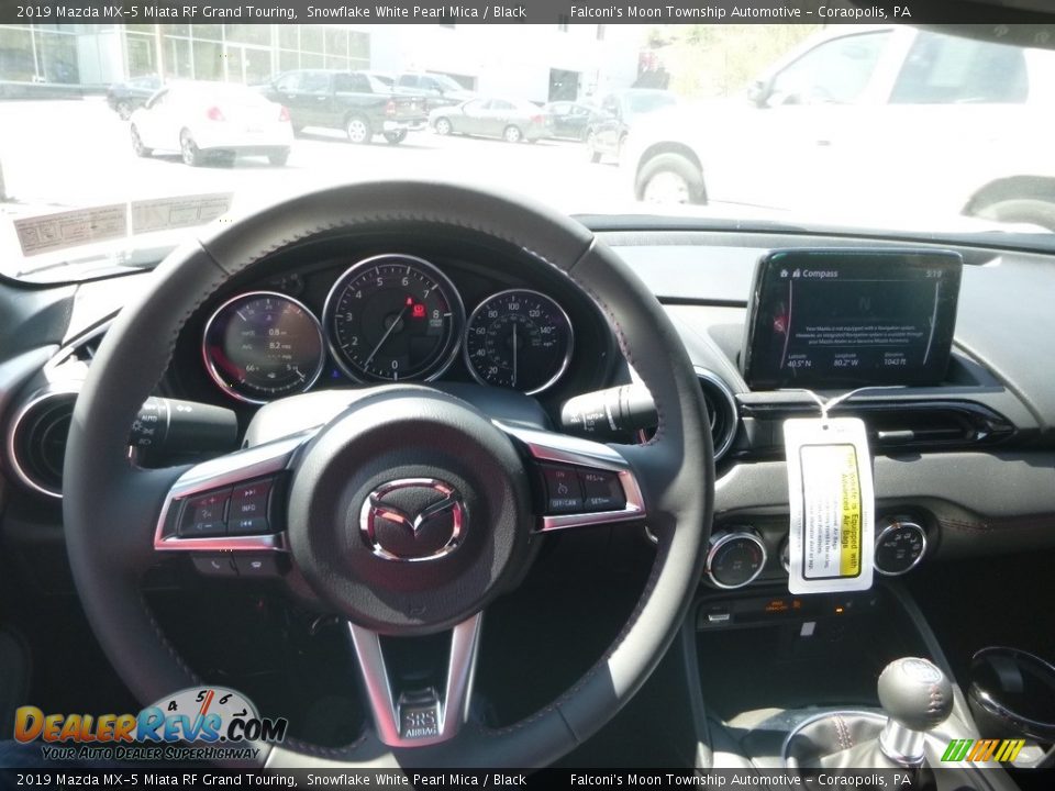 2019 Mazda MX-5 Miata RF Grand Touring Snowflake White Pearl Mica / Black Photo #13